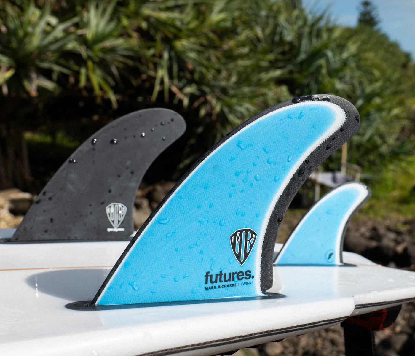 Mark Richards Fibreglass Twin +1 - Blue/White/Black - Image 5
